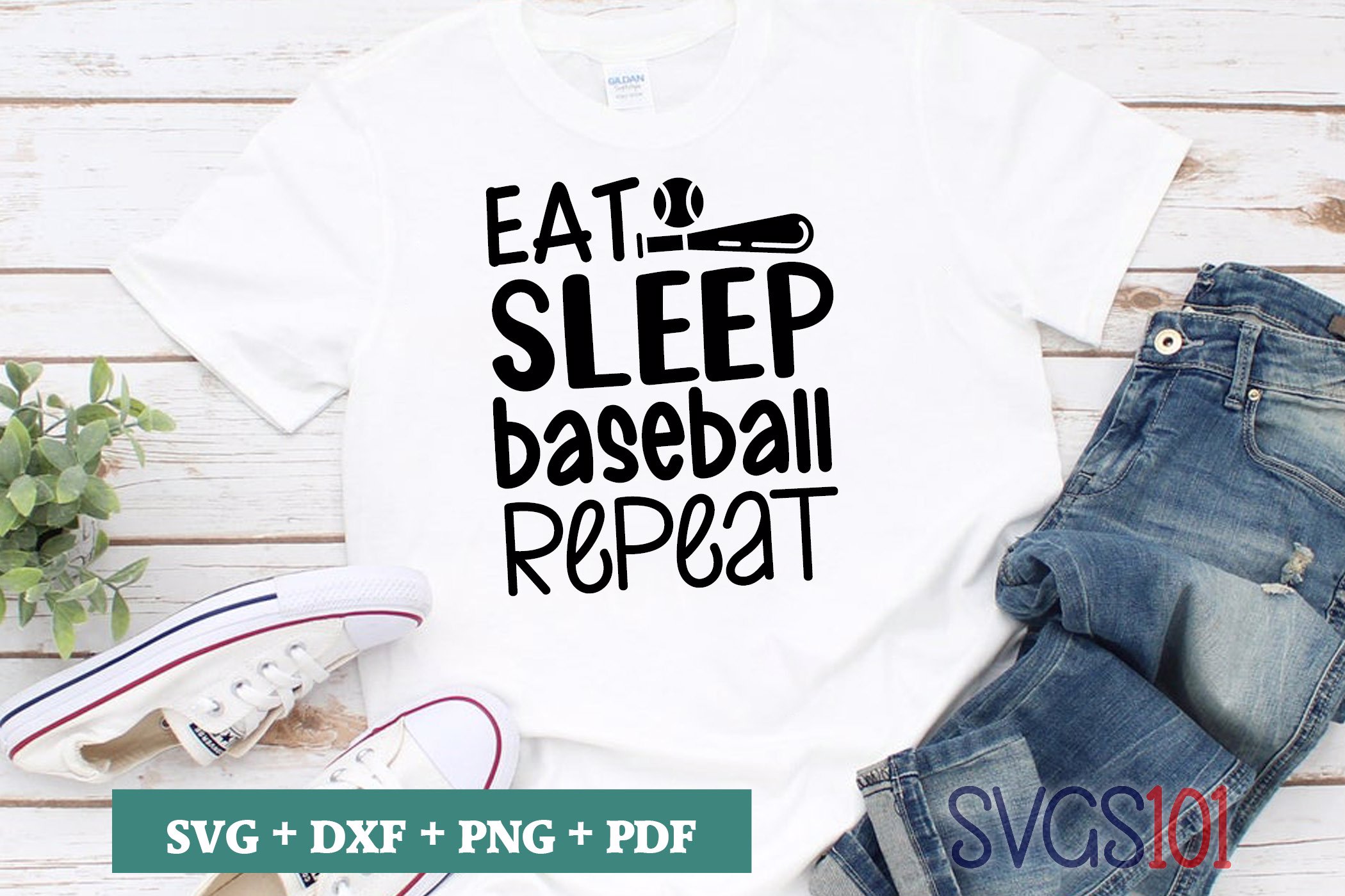 Eat Sleep Baseball Repeat