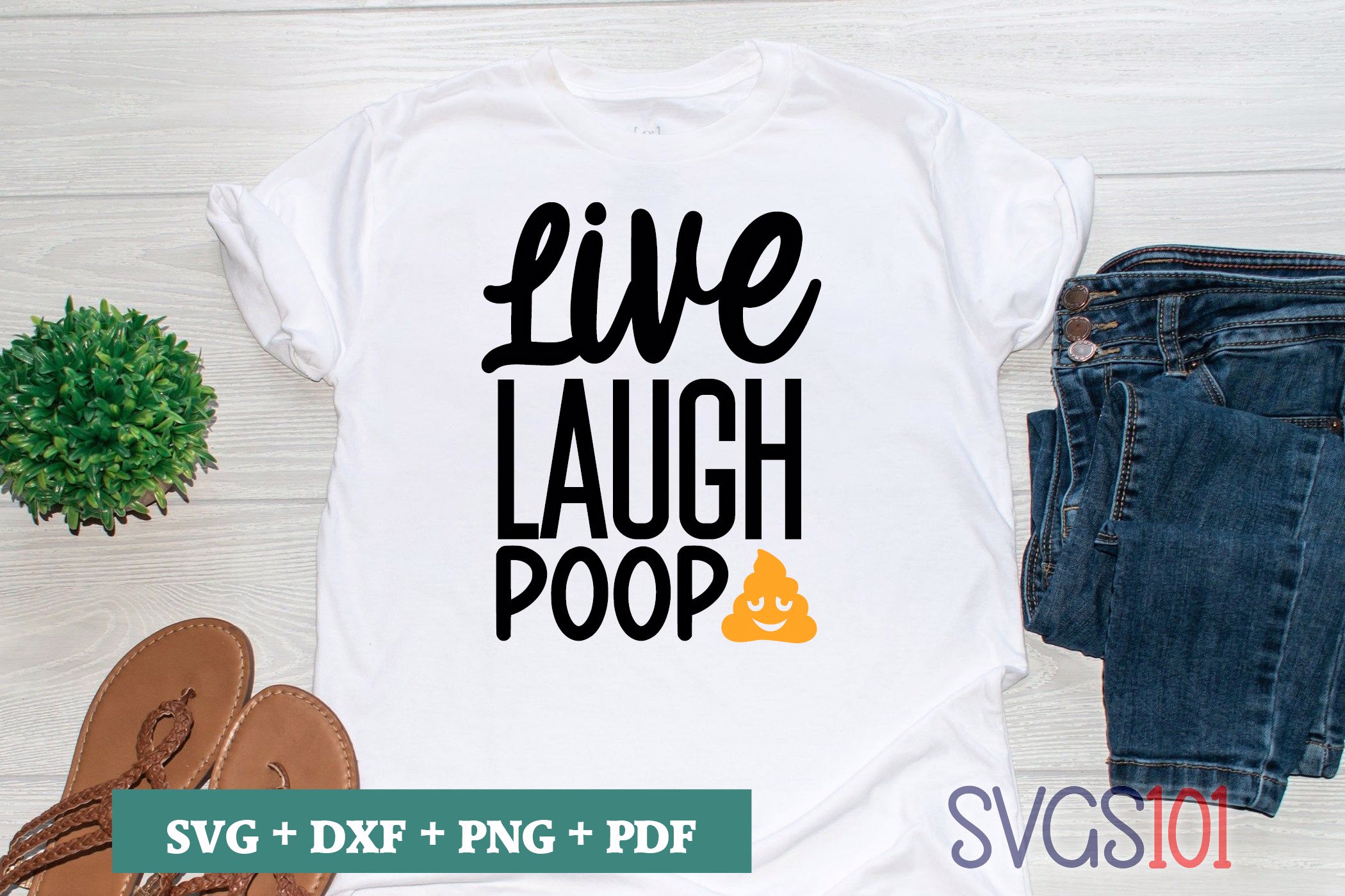 Live Laugh Poop