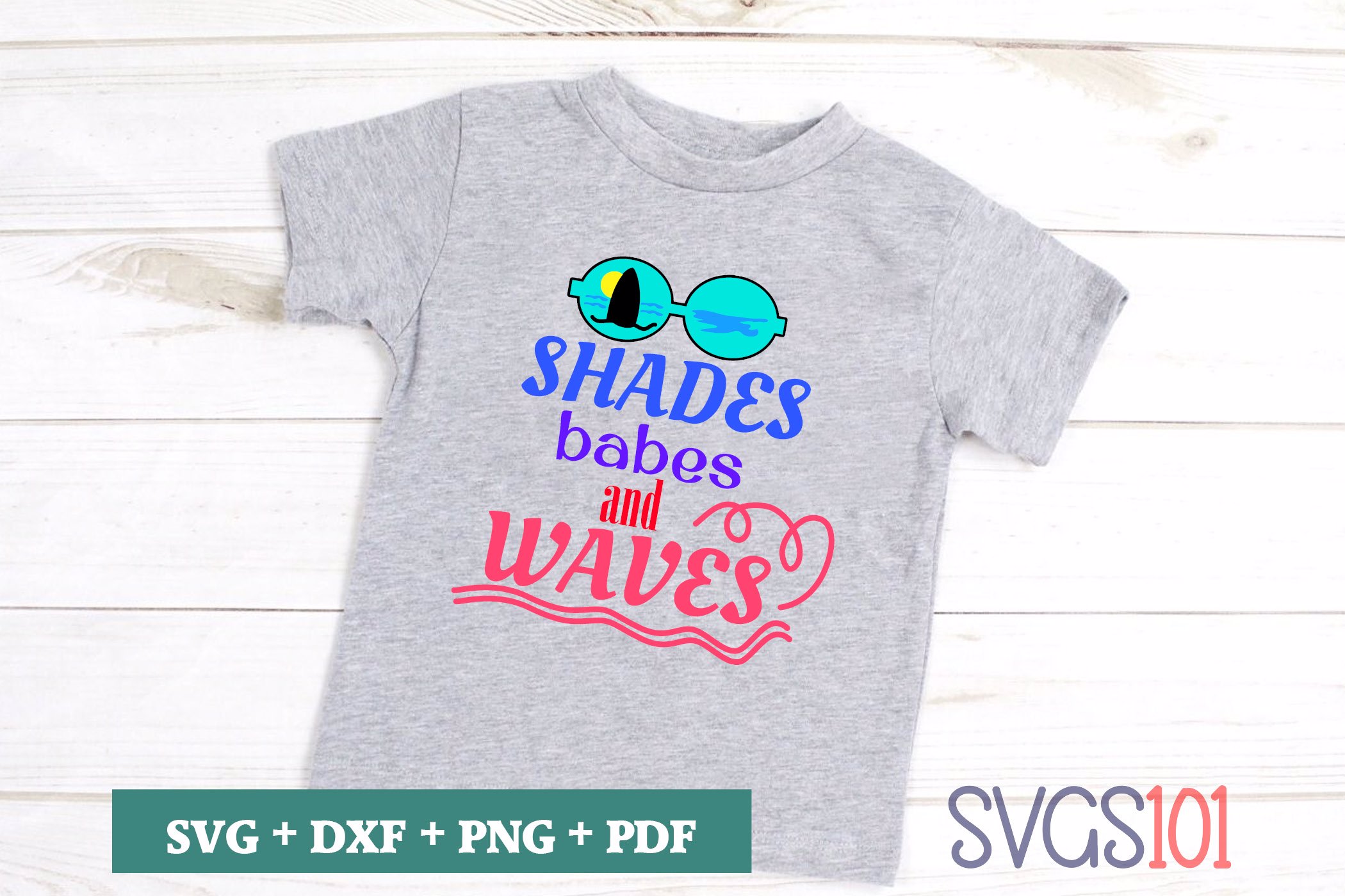 Shades Babes And Waves SVG Cuttable file - DXF, EPS, PNG, PDF | SVG ...