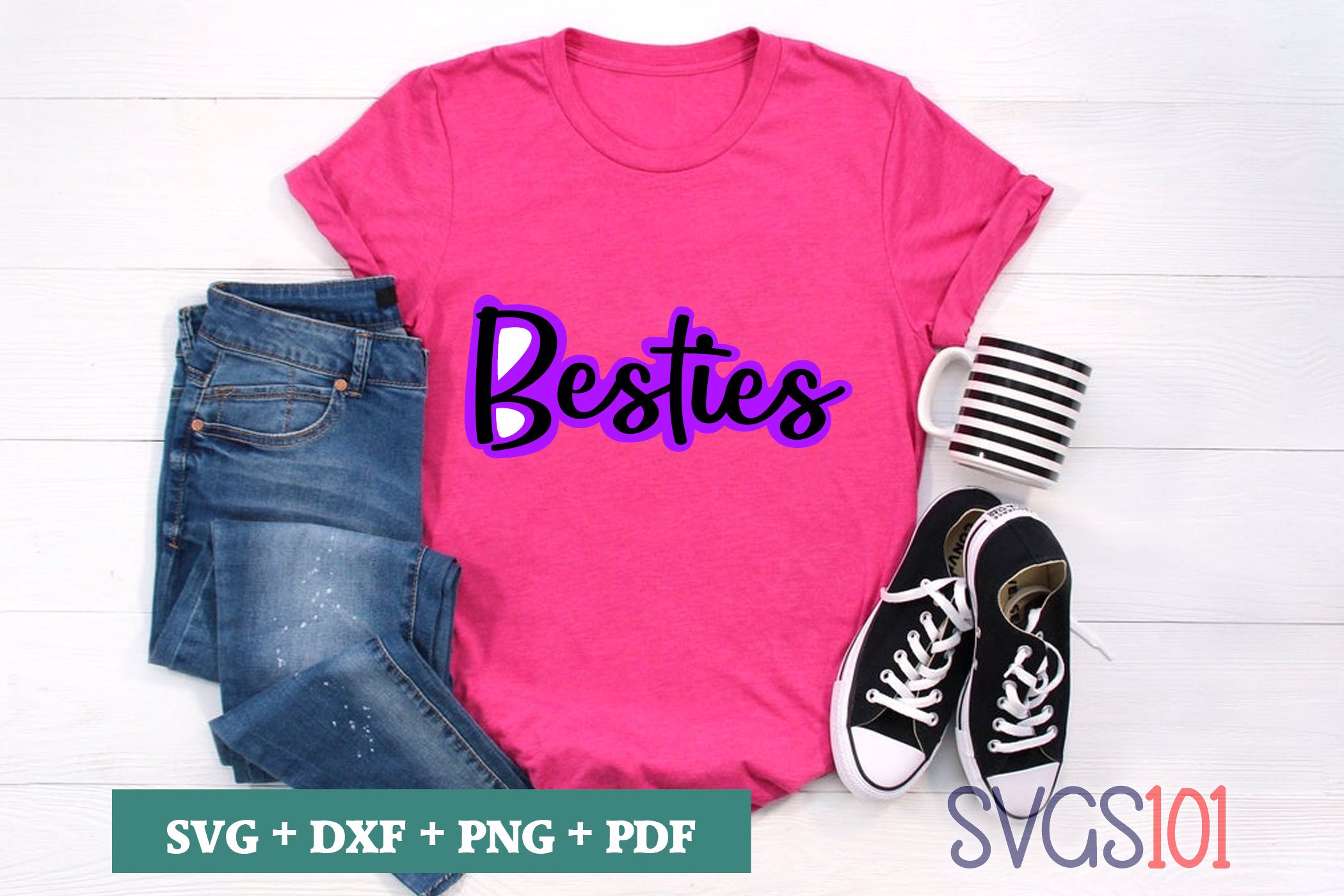 Download Besties SVG Cuttable file - DXF, EPS, PNG, PDF | SVG ...