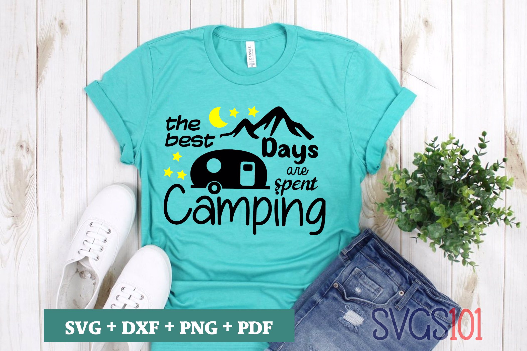 Download The Best Days Are Spent Camping SVG Cuttable file - DXF ...