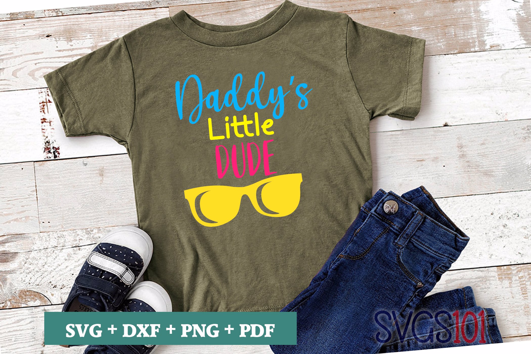 Download Daddy's Little Dude SVG Cuttable file - DXF, EPS, PNG, PDF | SVG Cutting File