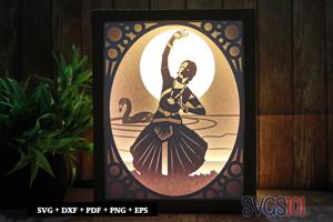 Classical Dance DIY Shadow Box Light Box 8x10