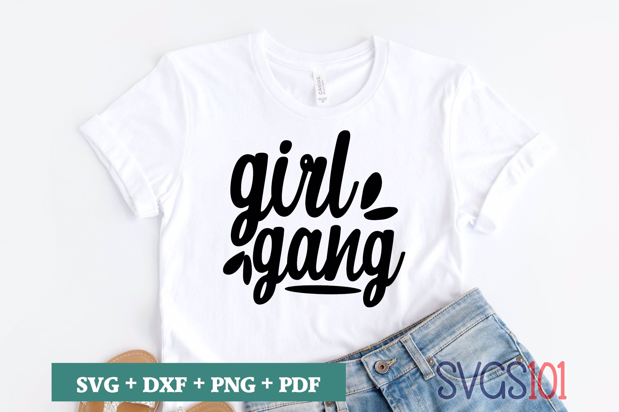Download Girl Gang SVG Cuttable file - DXF, EPS, PNG, PDF | SVG Cutting File
